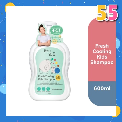 BZU BZU Bzu Bzu Fresh Cooling Kids Shampoo 600ml (For Oily & Itchy scalp)