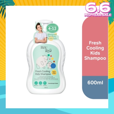 BZU BZU Bzu Bzu Fresh Cooling Kids Shampoo 600ml (For Oily & Itchy scalp)