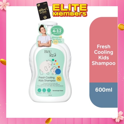 BZU BZU Bzu Bzu Fresh Cooling Kids Shampoo 600ml (For Oily & Itchy scalp)