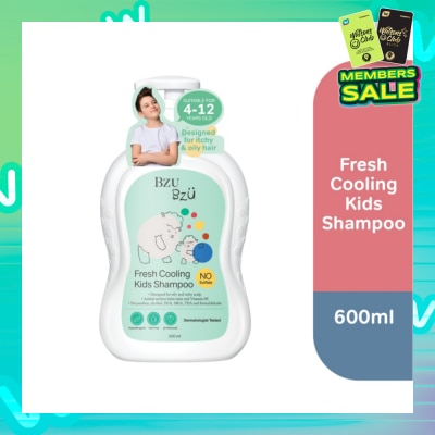 BZU BZU Bzu Bzu Fresh Cooling Kids Shampoo 600ml (For Oily & Itchy scalp)