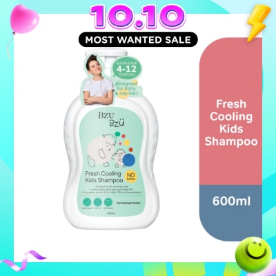 BZU BZU Bzu Bzu Fresh Cooling Kids Shampoo 600ml (For Oily & Itchy scalp) image