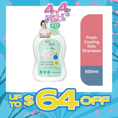 BZU BZU - Bzu Bzu Fresh Cooling Kids Shampoo 600ml (For Oily & Itchy scalp)