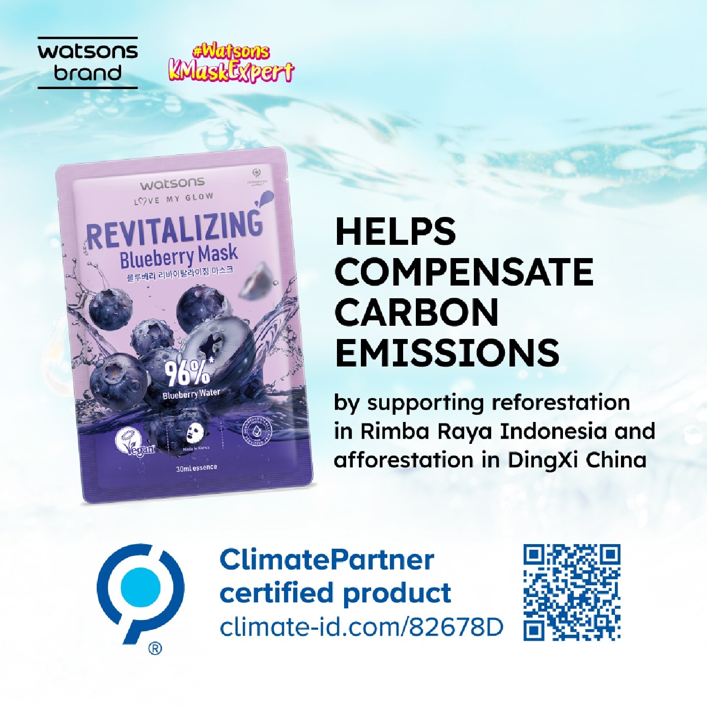 Revitalizing Blueberry Face Mask 30ml x 1s