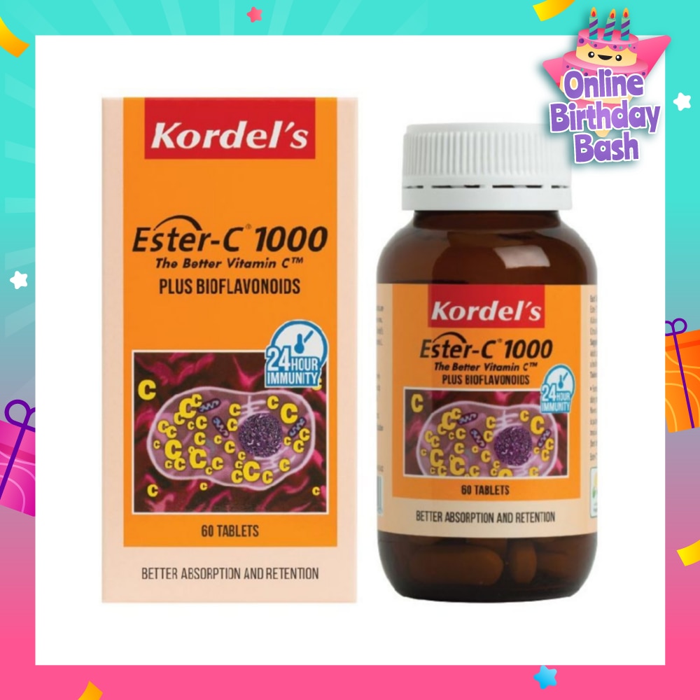 Ester-C 1000mg Plus Bioflavonoids 60s 