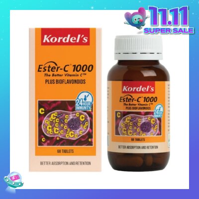 KORDEL'S Ester-C 1000mg Plus Bioflavonoids 60s