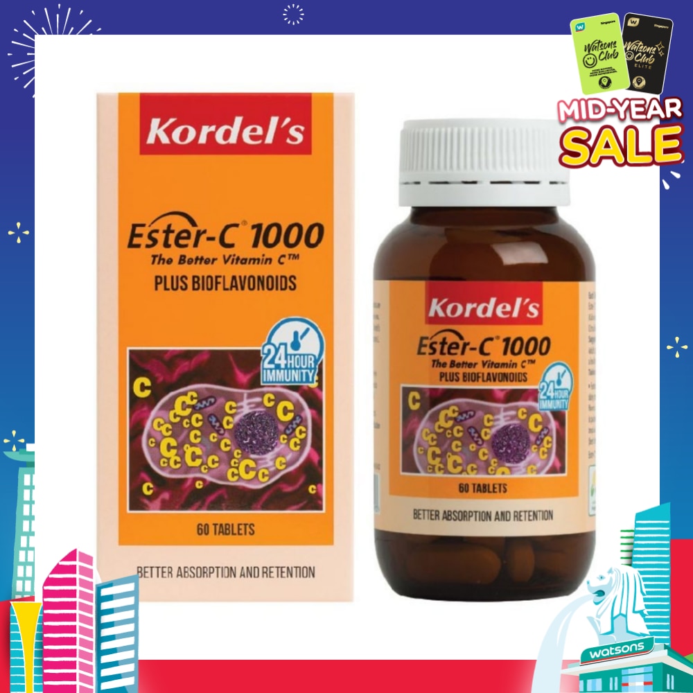 Ester-C 1000mg Plus Bioflavonoids 60s 