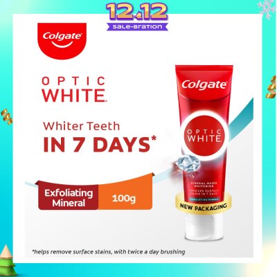 COLGATE Optic White Plus Shine Toothpaste 100g