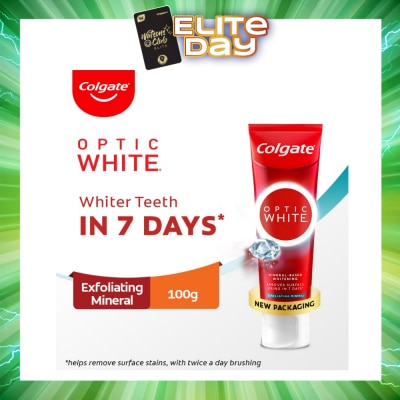 COLGATE - Optic White Exfoliating Mineral Toothpaste 100g