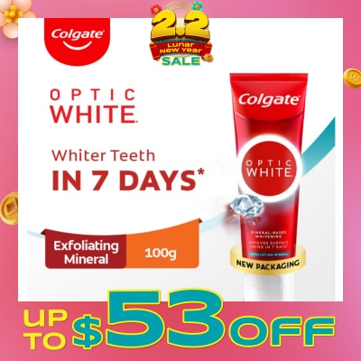 COLGATE Optic White Plus Shine Toothpaste 100g