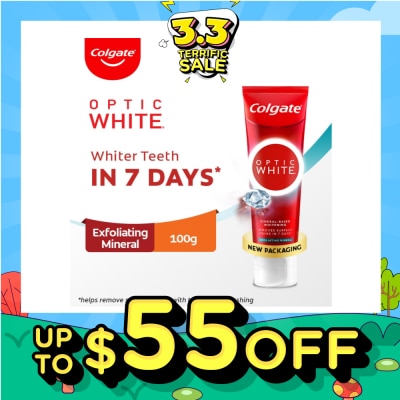 COLGATE Optic White Plus Shine Toothpaste 100g