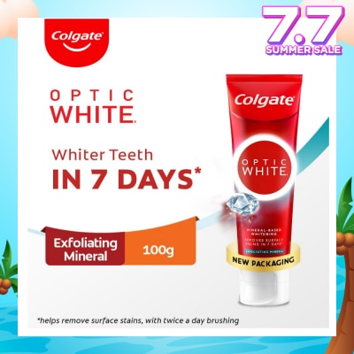 COLGATE Optic White Plus Shine Toothpaste 100g