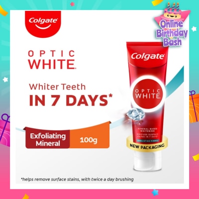 COLGATE Optic White Plus Shine Toothpaste 100g
