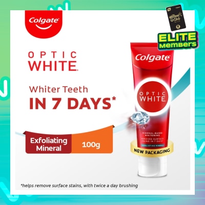 COLGATE Optic White Plus Shine Toothpaste 100g
