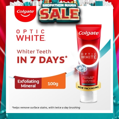 COLGATE - Optic White Exfoliating Mineral Toothpaste 100g