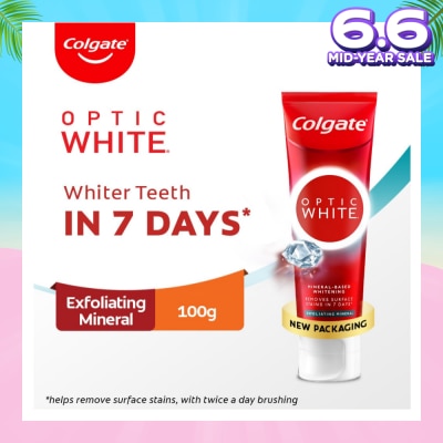 COLGATE Optic White Plus Shine Toothpaste 100g