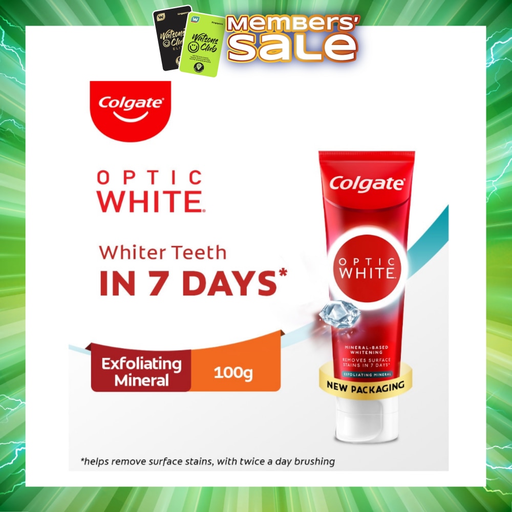 Optic White Exfoliating Mineral Toothpaste 100g