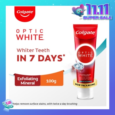 COLGATE Optic White Plus Shine Toothpaste 100g