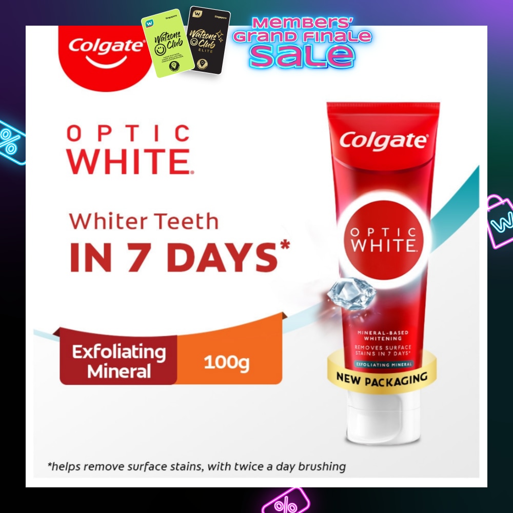 Optic White Plus Shine Toothpaste 100g