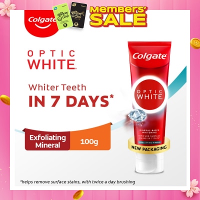 COLGATE Optic White Plus Shine Toothpaste 100g