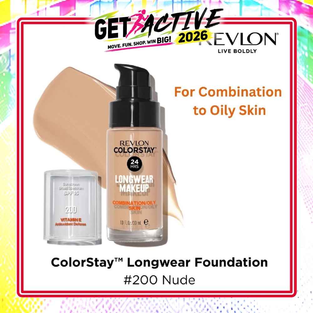 ColorStay™ Longwear Makeup SPF 15 Foundation for Combination-Oily Skin #200 Nude 30ml image
