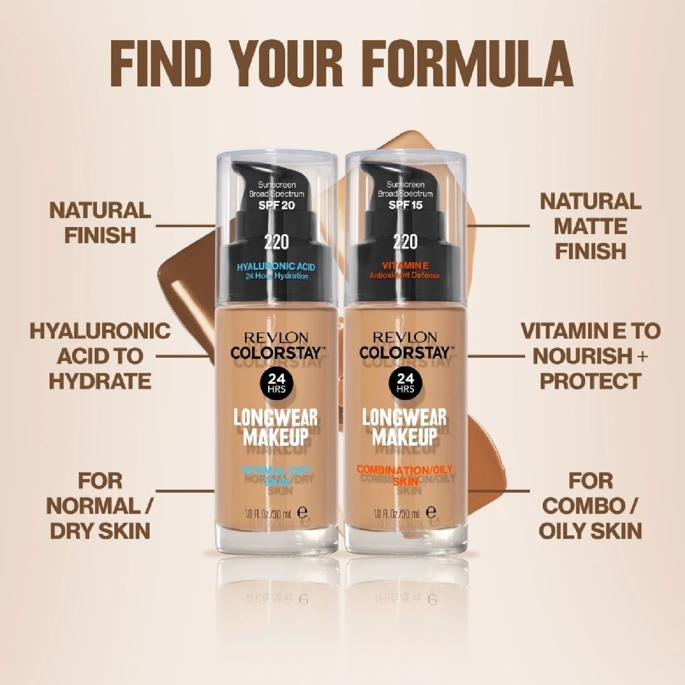 ColorStay™ Longwear Makeup SPF 15 Foundation for Combination-Oily Skin #370 Toast 30ml