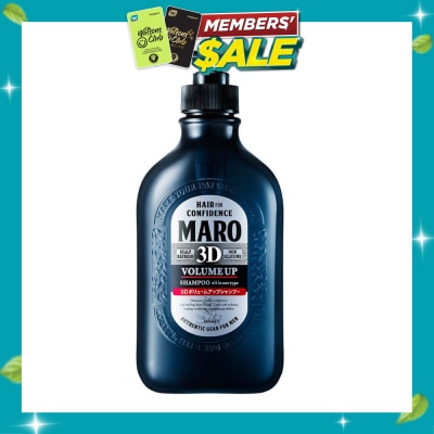 MARO 3D Volume Up Shampoo (Strengthens & Sustains Central Core of Hair for Optimal Hair Growth) 460ml image