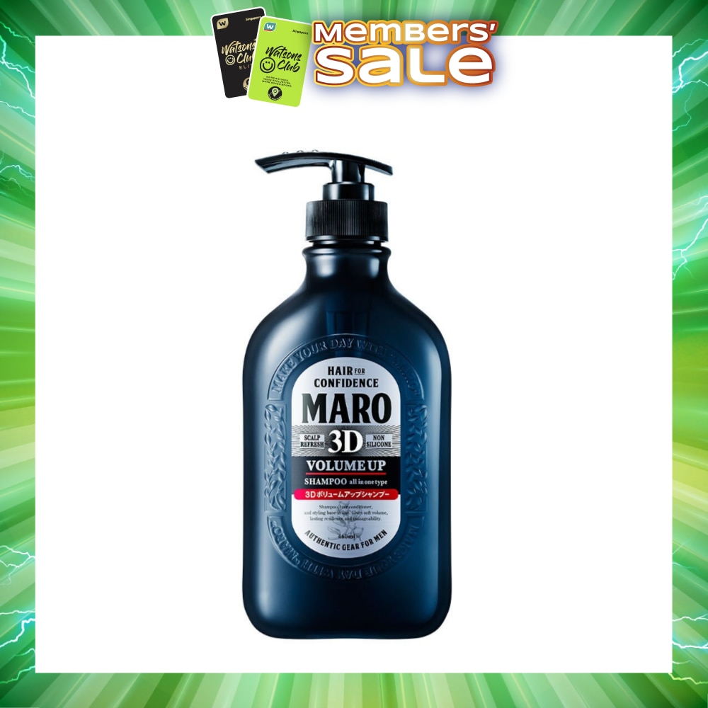 3D Volume Up Shampoo (Strengthens & Sustains Central Core of Hair for Optimal Hair Growth) 460ml