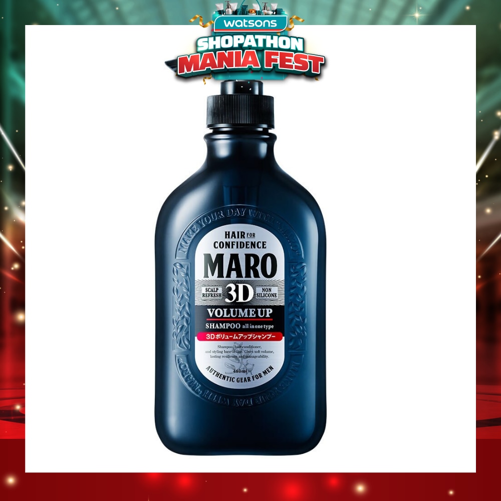 3D Volume Up Shampoo (Strengthens & Sustains Central Core of Hair for Optimal Hair Growth) 460ml