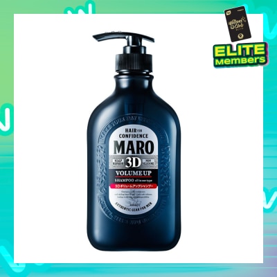 MARO 3D Volume Up Shampoo (Strengthens & Sustains Central Core of Hair for Optimal Hair Growth) 460ml