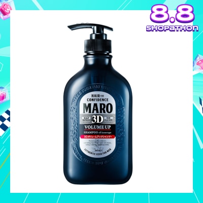MARO 3D Volume Up Shampoo (Strengthens & Sustains Central Core of Hair for Optimal Hair Growth) 460ml