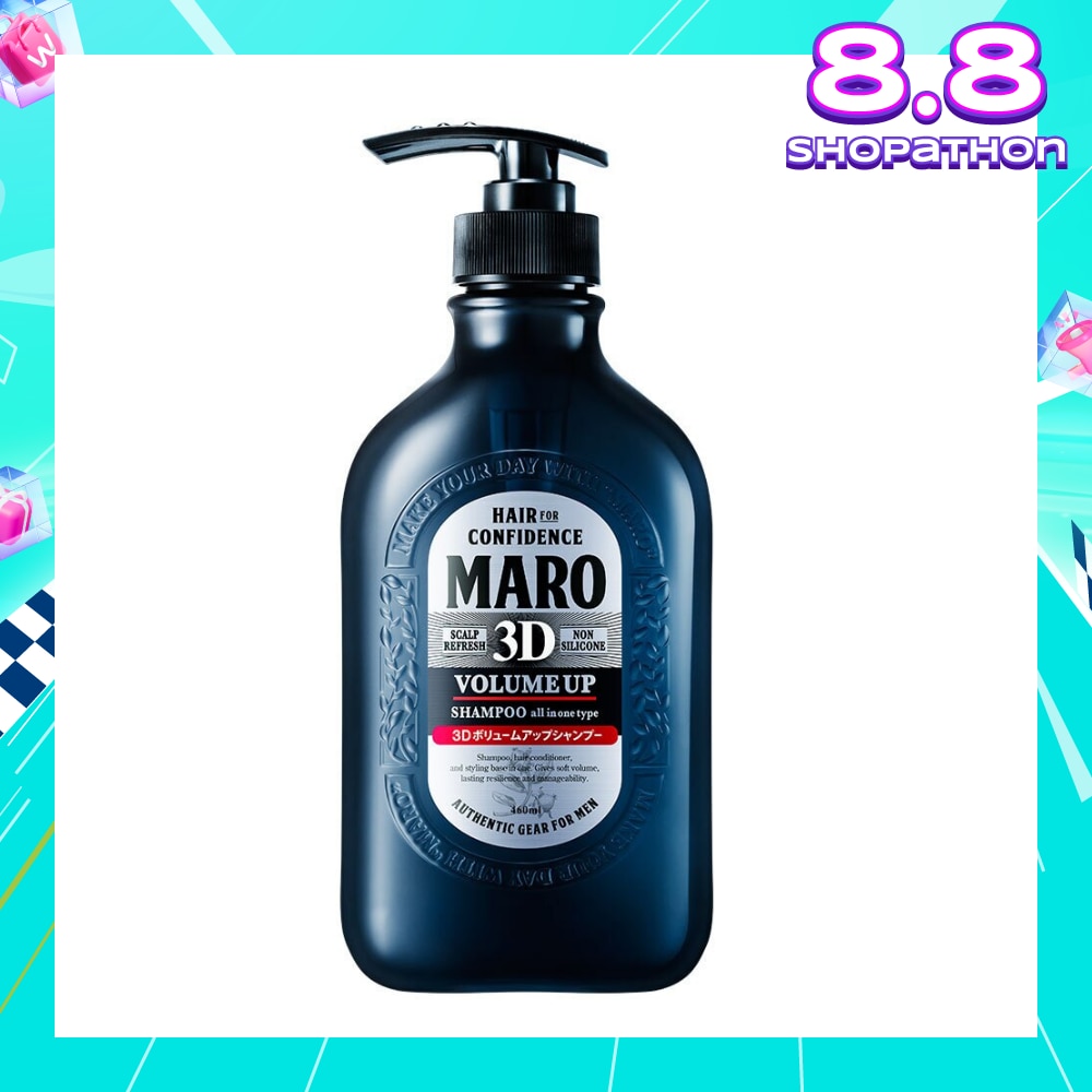 3D Volume Up Shampoo (Strengthens & Sustains Central Core of Hair for Optimal Hair Growth) 460ml