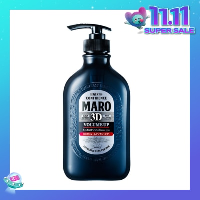 MARO 3D Volume Up Shampoo (Strengthens & Sustains Central Core of Hair for Optimal Hair Growth) 460ml