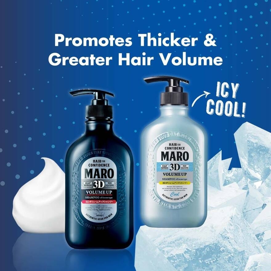 MARO 3D Volume Up Shampoo (Strengthens & Sustains Central Core of
