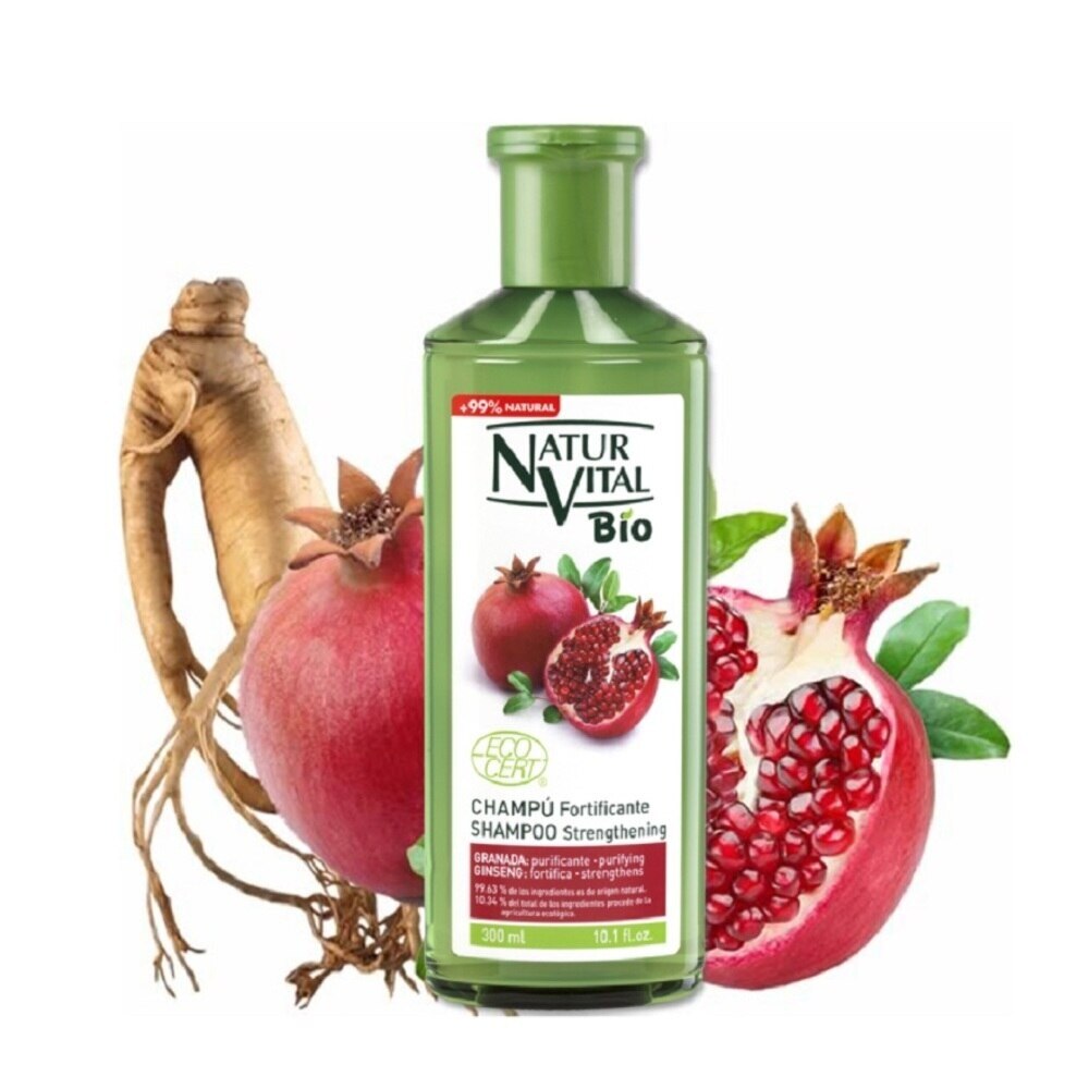 NATURVITAL Bio EcoCert Shampoo for Strengthening Hair 300ml