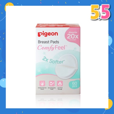 PIGEON PIGEON Breast Pad 2X Softer Comfy Feel Cotains Aloe Vera Extract 60s