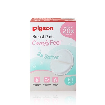 PIGEON PIGEON Breast Pad 2X Softer Comfy Feel Cotains Aloe Vera Extract 60s