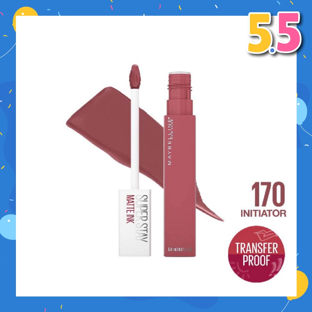 Superstay Matte Ink Long Lasting Liquid Lipstick 170 Initiator 5ml