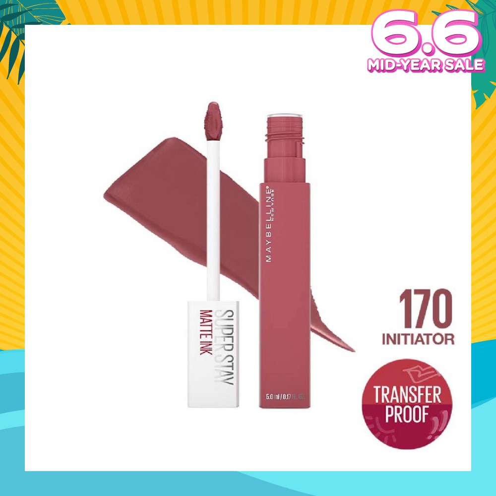 MAYBELLINE Superstay Matte Ink Long Lasting Liquid Lipstick 170 Initiator 5ml