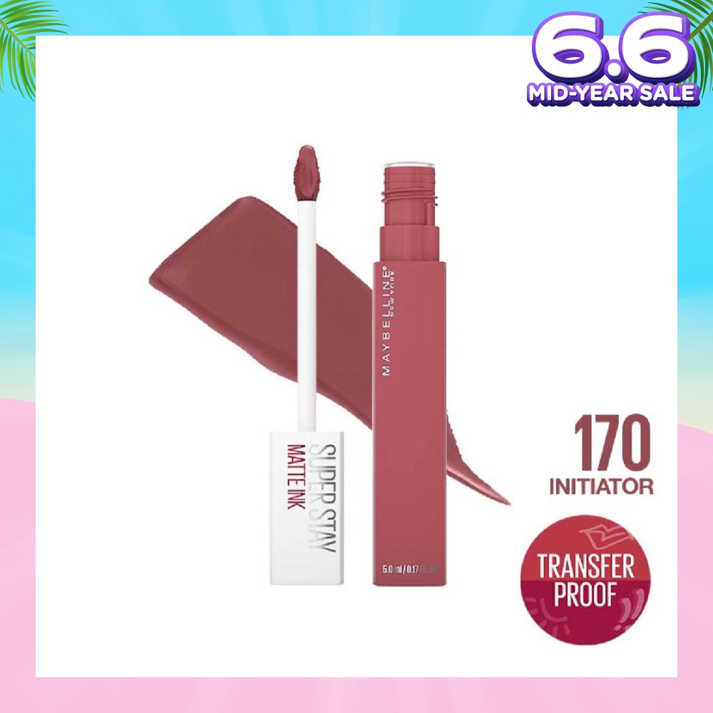 MAYBELLINE Superstay Matte Ink Long Lasting Liquid Lipstick 170 Initiator 5ml