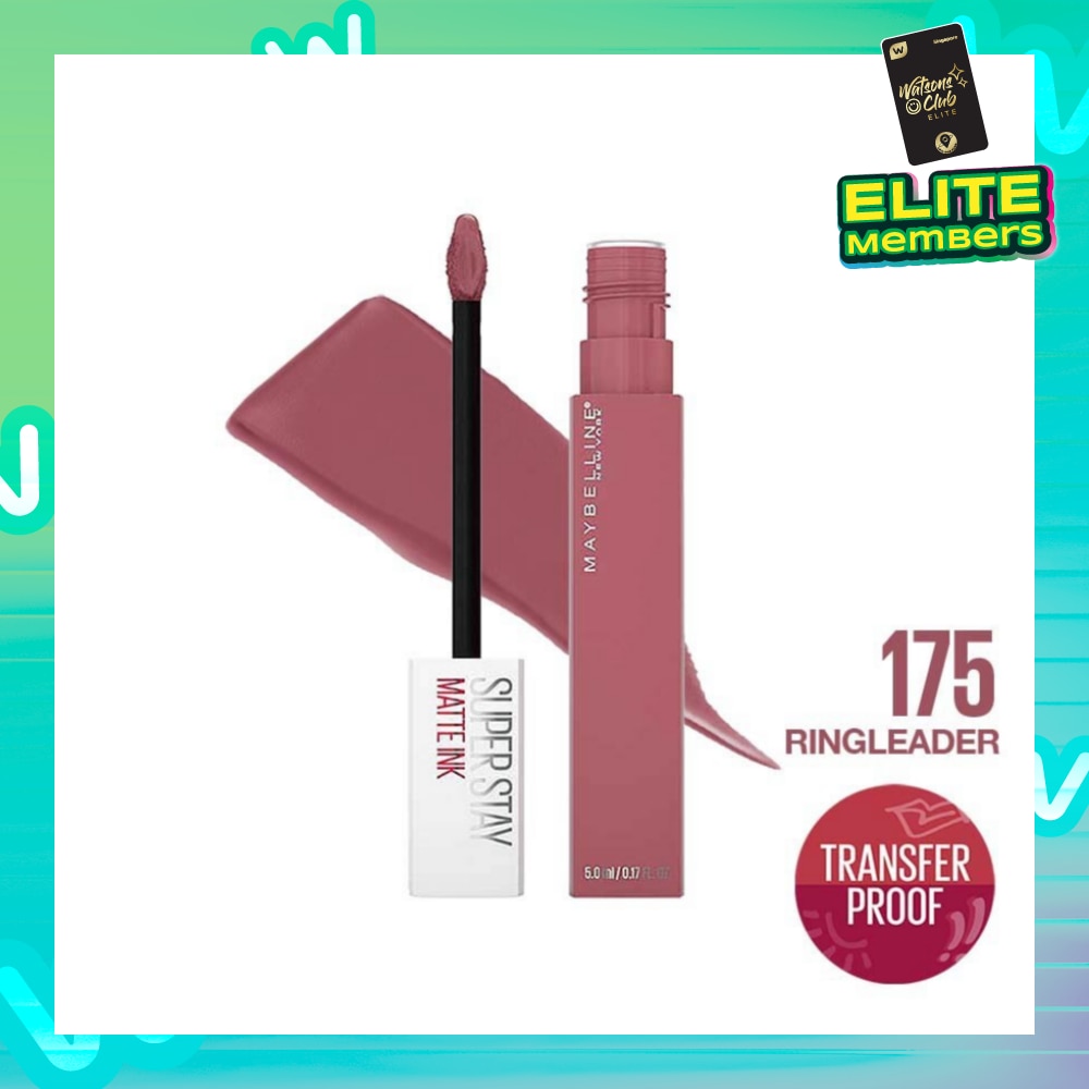 Superstay Matte Ink Long Lasting Liquid Lipstick 175 Ringleader 5ml