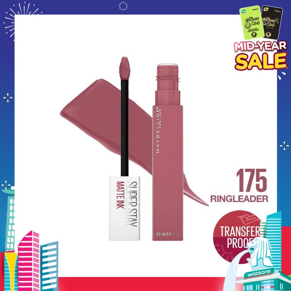 Superstay Matte Ink Long Lasting Liquid Lipstick 175 Ringleader 5ml
