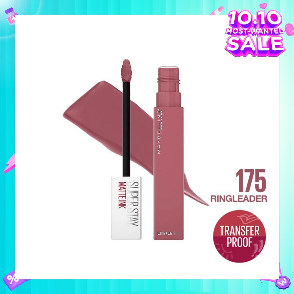 MAYBELLINE Superstay Matte Ink Long Lasting Liquid Lipstick 175 Ringleader 5ml
