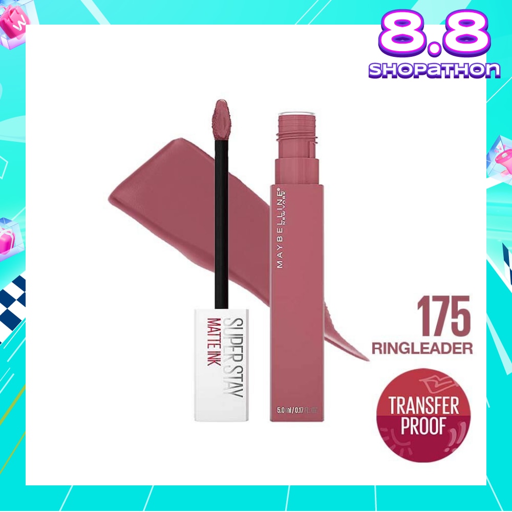 Superstay Matte Ink Long Lasting Liquid Lipstick 175 Ringleader 5ml