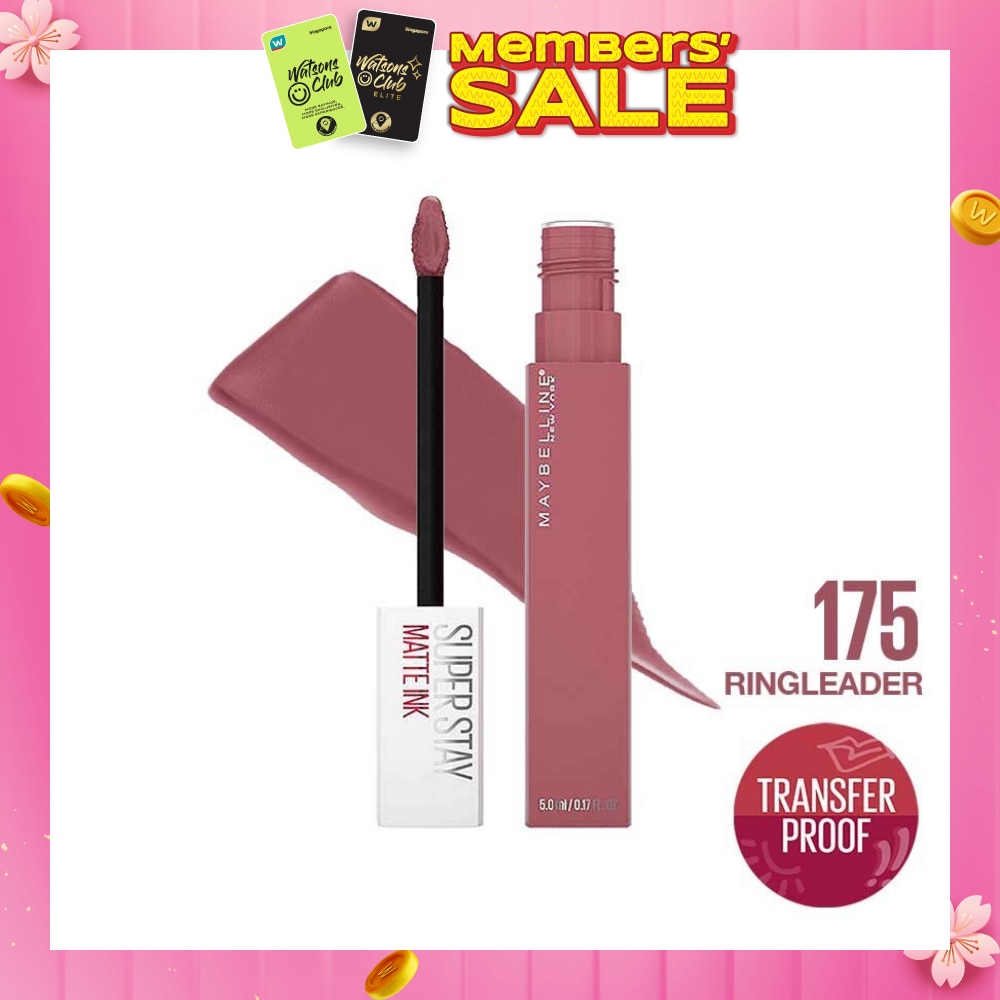 Superstay Matte Ink Long Lasting Liquid Lipstick 175 Ringleader 5ml