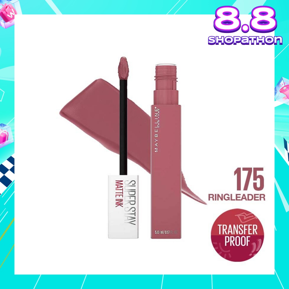 Superstay Matte Ink Long Lasting Liquid Lipstick 175 Ringleader 5ml