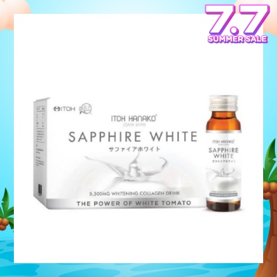 ITOH HANAKO Sapphire White Whitening Collagen Drink 5300mg (Helps Lighten Skin Complexion) 50ml x 10s