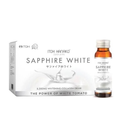 ITOH HANAKO Sapphire White Whitening Collagen Drink 5300mg (Helps Lighten Skin Complexion) 50ml x 10s