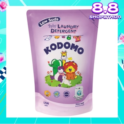 KODOMO Baby Laundry Detergent 900ml Refill (Low Suds)