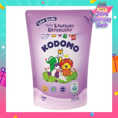 KODOMO Baby Laundry Detergent 900ml Refill (Low Suds)