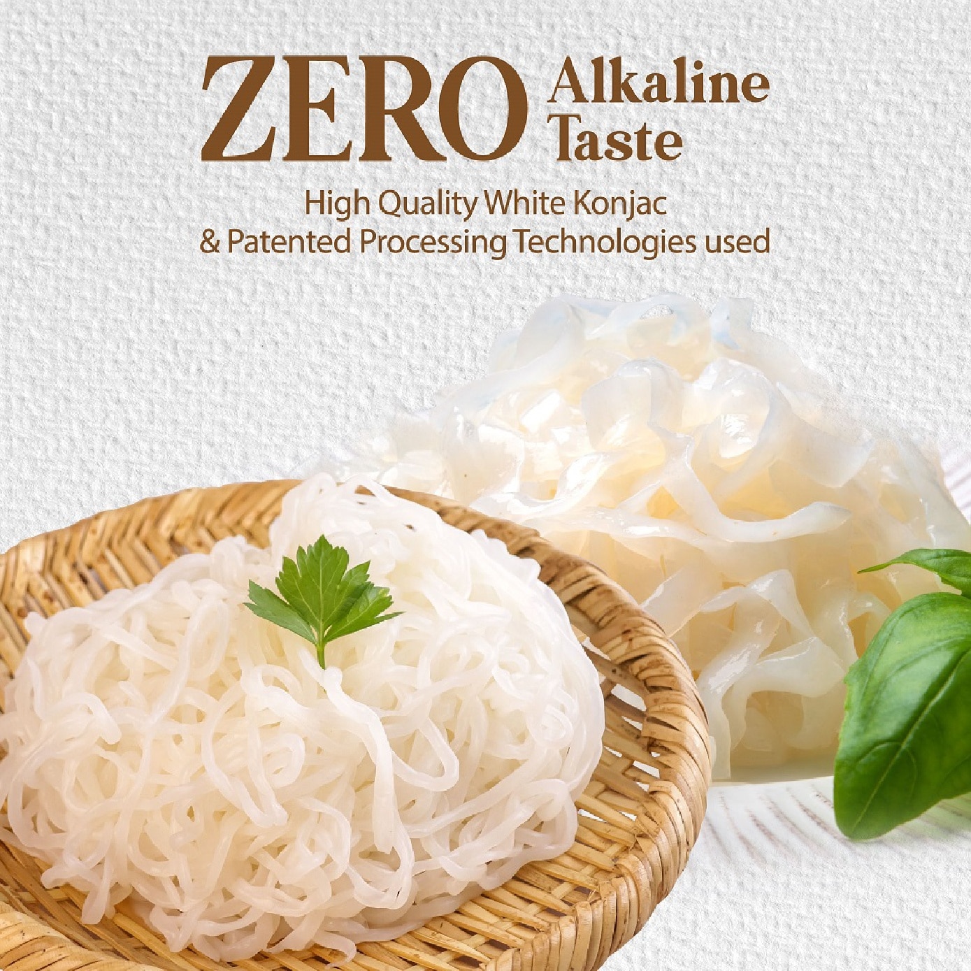 [CNY] Low Calorie Plain Round Konjac Noodle 270g x 4s